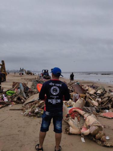 Cleaning Beach